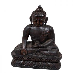 Wooden Hand Carved Buddha Statue