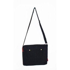 Retro Black Pat Bag
